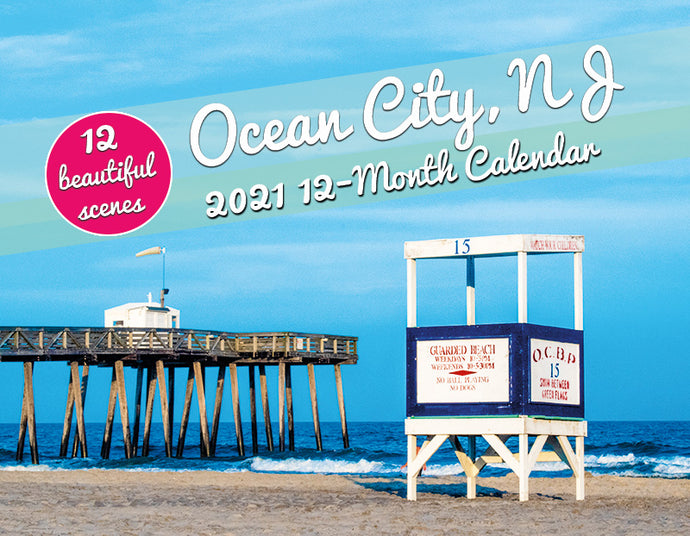 Ocean City New Jersey (NJ) 2021 Wall Calendar