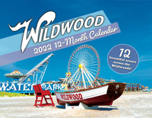 Load image into Gallery viewer, Wildwood New Jersey (NJ) 2022 Wall Calendar + Tramcar Ornament (Bundle)