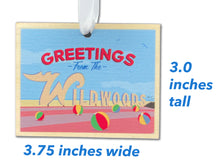 Load image into Gallery viewer, Wildwood NJ 2023 Wall Calendar + Greetings Postcard Ornament (Bundle)