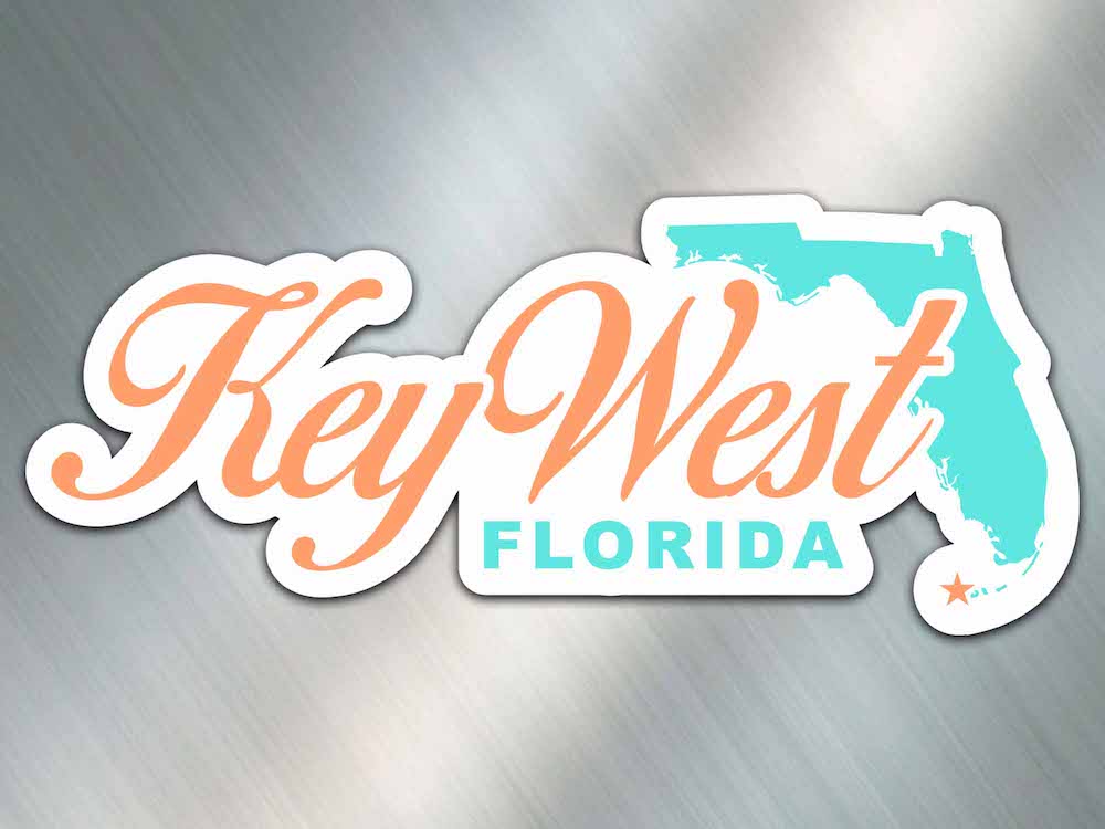 Key West, Florida Map Magnet
