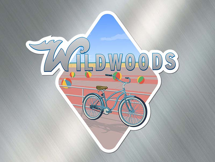Biking the Boards - Wildwood Magnet