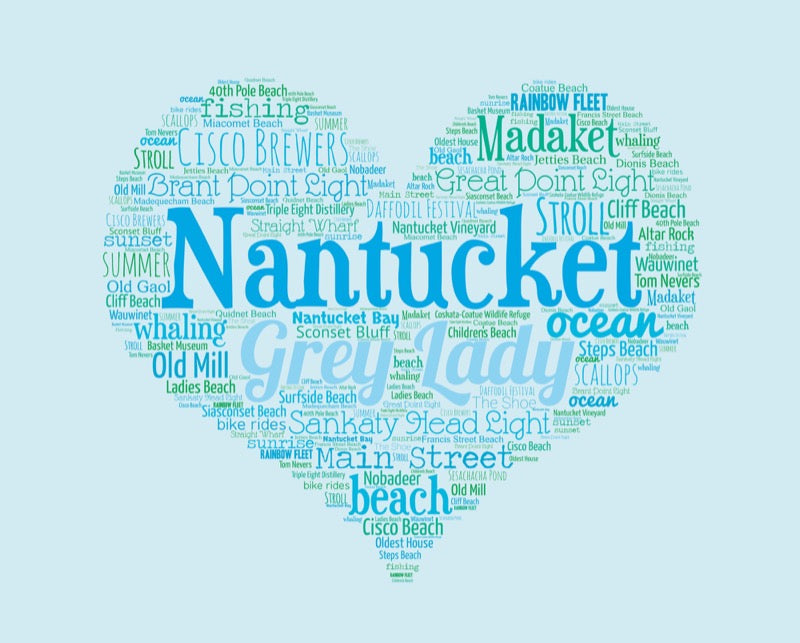 A Day in Nantucket, MA - Art Print