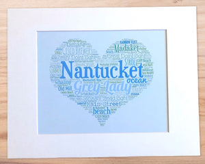 A Day in Nantucket, MA - Art Print