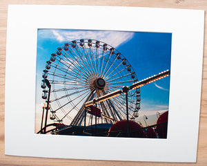 O.C. Boardwalk Lights - Matted 11x14" Art Print