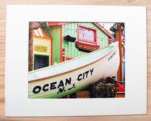 Load image into Gallery viewer, O.C. Lifeguard Boat - Matted 11x14&quot; Art Print