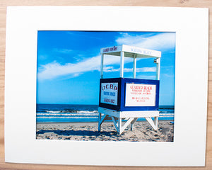 Ocean City Beach Patrol - Matted 11x14" Art Print