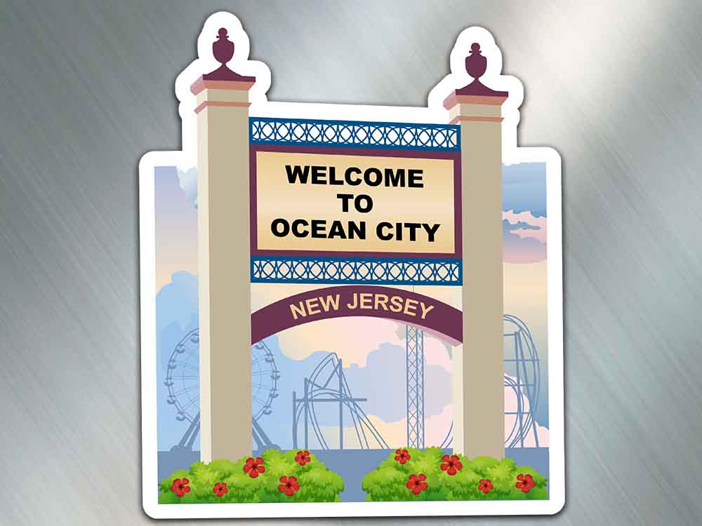 Welcome to Ocean City NJ - Music Pier Magnet