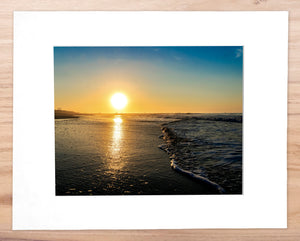 OC Summer Beach Sunrise - Matted 11x14" Art Print