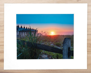 Rainbow Sunrise, Ocean City - Matted 11x14" Art Print