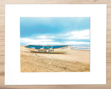 Load image into Gallery viewer, OC Beach Patrol Lifeboat - Matted 11x14&quot; Art Print