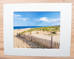 Perfect Rehoboth Beach Day - Matted 11x14" Art Print