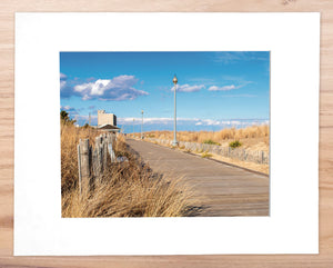 Cool Autumn Days in Rehoboth - Matted 11x14" Art Print
