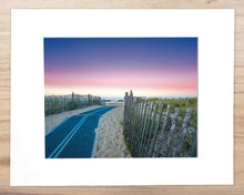 Load image into Gallery viewer, A Quiet Walk to the Beach - Matted 11x14&quot; Art Print