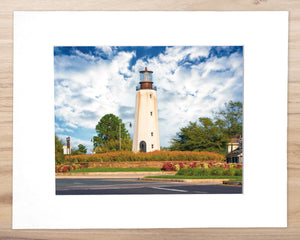 A Rehoboth Lighthouse Welcome - Matted 11x14" Art Print
