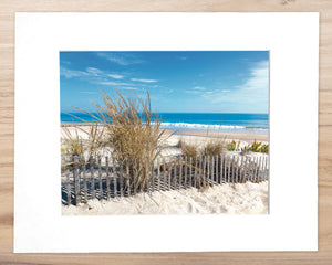 Cool Clear Beach Days - Matted 11x14" Art Print