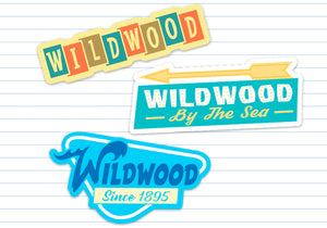 Wildwood Retro Sticker 3-Pack