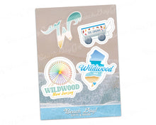 Load image into Gallery viewer, Wildwood Summer Sticker Sheet (4x stickers)