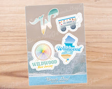 Load image into Gallery viewer, Wildwood Summer Sticker Sheet (4x stickers)