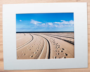 The Walk to the Beach - Matted 11x14" Art Print