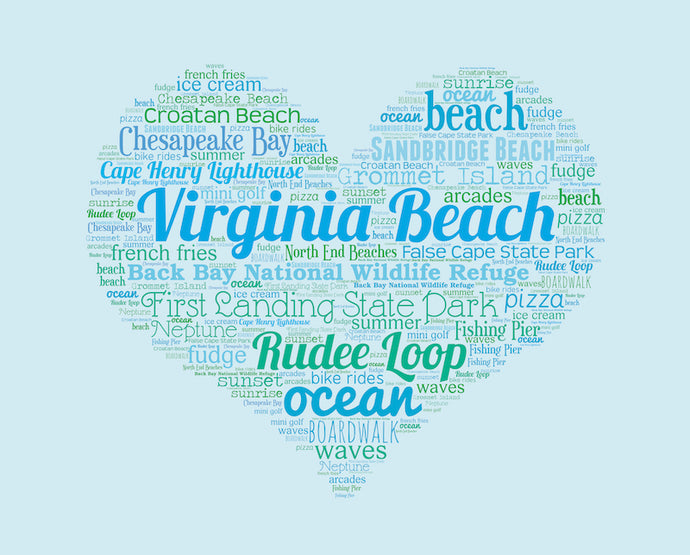A Day in Virginia Beach, VA - Matted 11x14