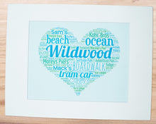 Load image into Gallery viewer, A Day in Wildwood, NJ - Matted 11&quot;x14&quot; Art Print