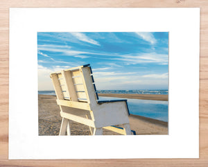 End of a Perfect North Wildwood Beach Day - Matted 11x14" Art Print