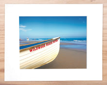 Load image into Gallery viewer, Wildwood Beach Patrol Boat - Matted 11x14&quot; Art Print