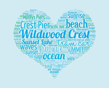 Load image into Gallery viewer, A Day in Wildwood Crest, NJ - Matted 11&quot;x14&quot; Art Print