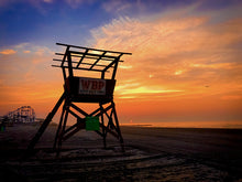 Load image into Gallery viewer, Wildwood Lifeguard Stand Dawn - Matted 11x14&quot; Art Print
