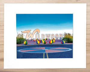 Welcome to the Wildwoods - 3 - Matted 11x14" Art Print