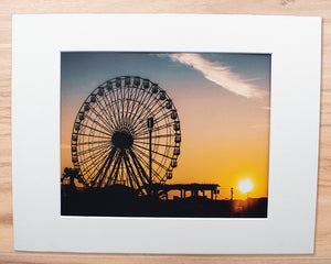 Wonderland Ferris Wheel - Matted 11x14" Art Print