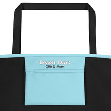 Load image into Gallery viewer, Watch the Tram Car, Please! Large Beach Bag