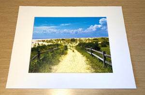 Beach Getaway - Matted 11x14" Art Print