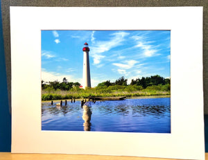 Cape May Lighthouse - Matted 11x14" Art Print