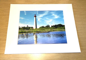 Cape May Lighthouse - Matted 11x14" Art Print