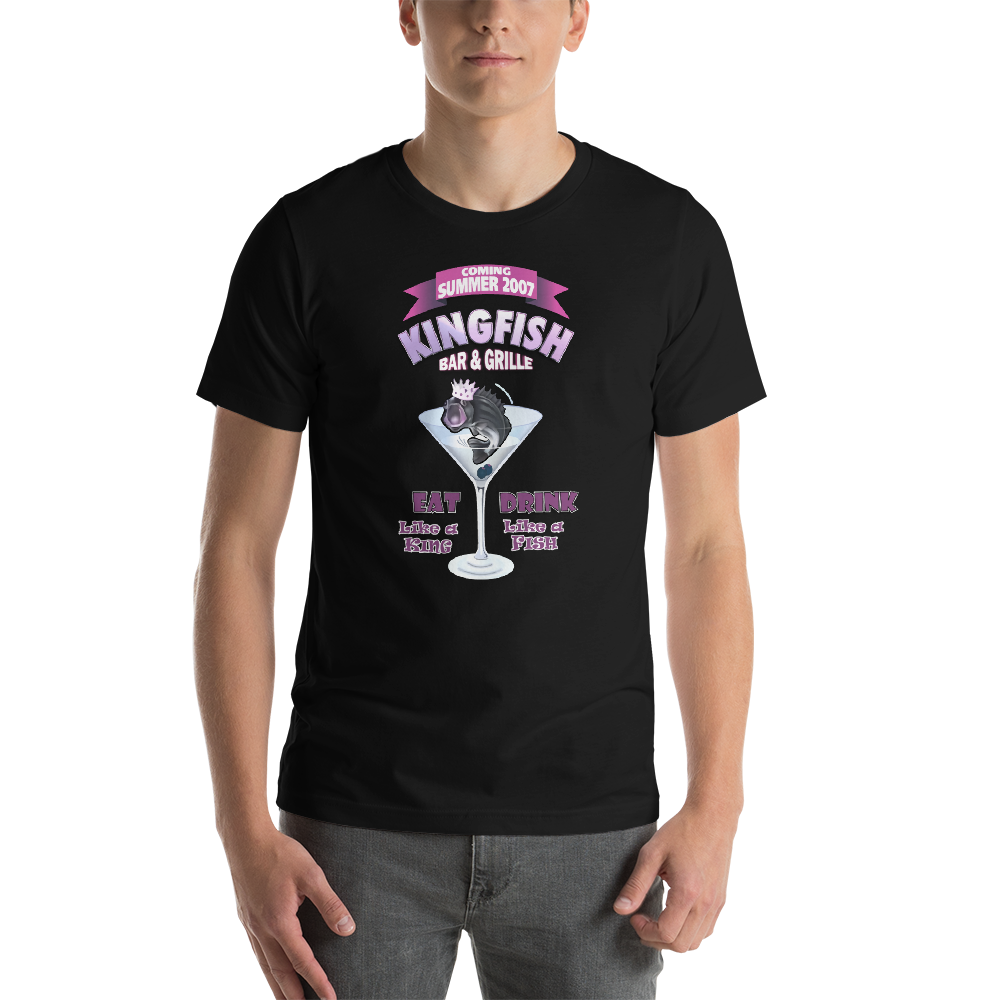 Kingfish Bar & Grille - Coming 2007 - Short-Sleeve Unisex T-Shirt