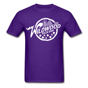Wildwood Pizza Tour (Classic) - Adult T-Shirt - purple