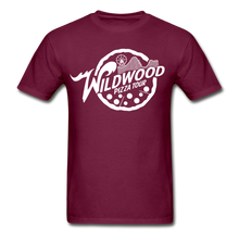 Load image into Gallery viewer, Wildwood Pizza Tour (Classic) - Adult T-Shirt - burgundy