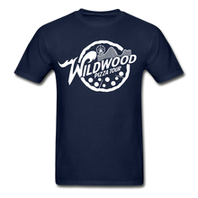 Load image into Gallery viewer, Wildwood Pizza Tour (Classic) - Adult T-Shirt - navy