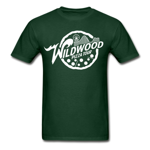Wildwood Pizza Tour (Classic) - Adult T-Shirt - forest green