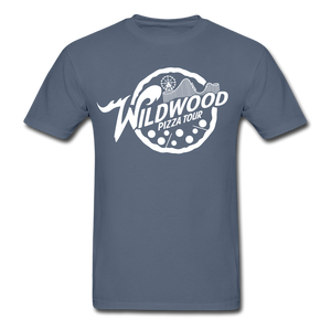 Wildwood Pizza Tour (Classic) - Adult T-Shirt - denim