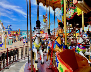 Wildwood Carousel - Matted 11x14" Art Print