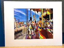 Load image into Gallery viewer, Wildwood Carousel - Matted 11x14&quot; Art Print