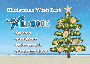 Wildwood NJ Christmas Card - 5x7 inches - Printable Digital Download